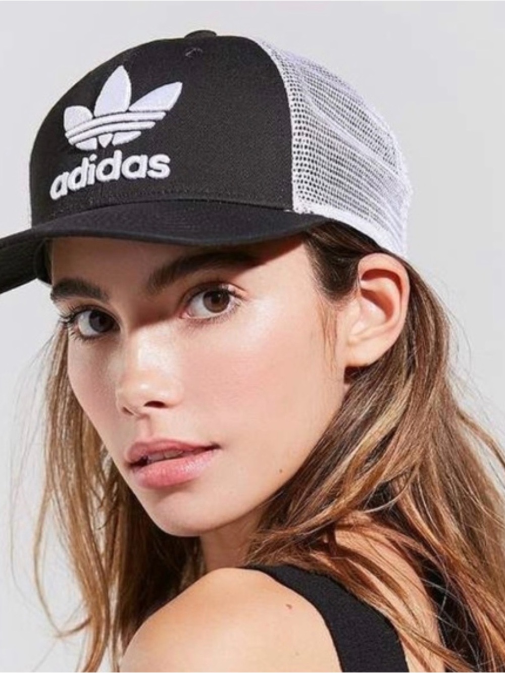 New Men's Adidas Trefoil Original Adjustable Trucker Hat NWT